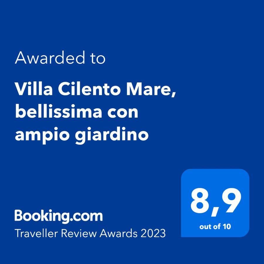 Villa Cilento Mare, Bellissima Con Ampio Giardino กาปิเตลโล ภายนอก รูปภาพ